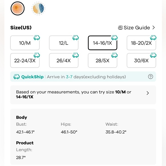 BloomChic Fruit Print Curved Hem Blouse size 1X (14-16) - Picture 9 of 14